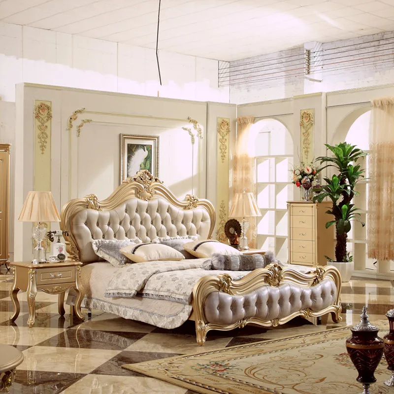 Factory Direct Sale Luxury Style Bedroom Furniture Set Leather Bed Bedroom Sets Aliexpress