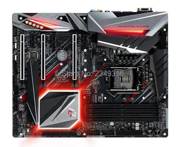 Для ASRock Z390 Phantom Gaming 6 б/у Настольный 1151 материнская плата Z390 Socket LGA1151 DDR4 SATA3 USB3.0 M.2