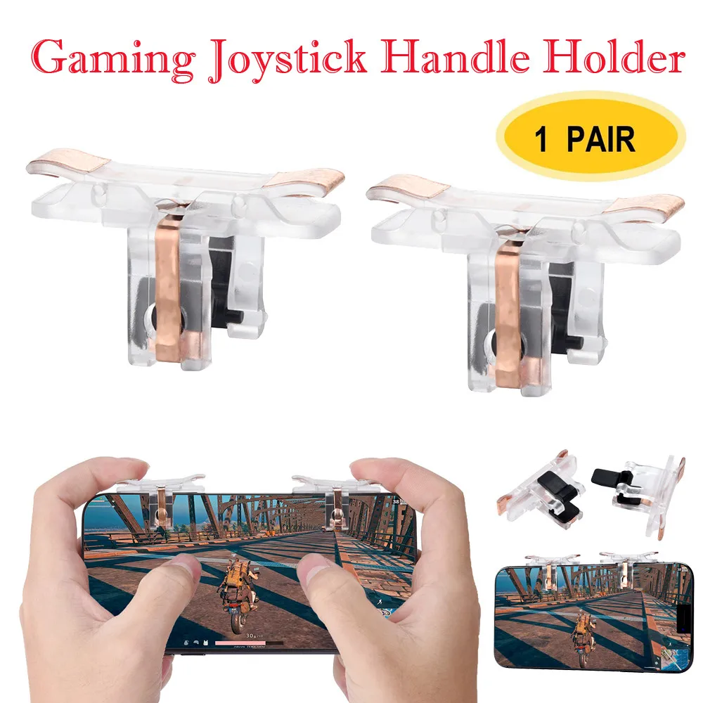 

1 Pair Practical Useful Mobile Game Controller Sensitive Shoot and Aim Triggers For PUBG 2019