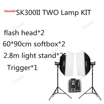 

Godox SK300II Photography liangying formation room Flash Studio photo fill lamp soft set built-in X1 system CD50 T03