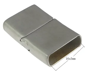 

Stainless Steel Magnetic Clasp,hot sale, Rectangle, oril color, 28x18x7mm, Hole:Approx 16x5mm, 10PCs/Lot, Sold By Lot