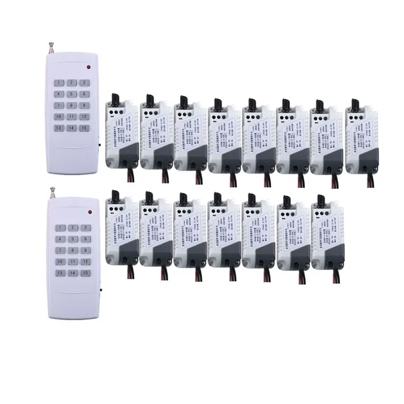

AC 220V Wireless Remote Control LED Light Switch 220V Relay Output Radio RF Transmitter And 315/433 MHz Receiver