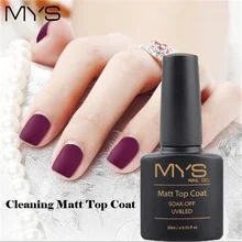 МЫС 10 мл Матовый Матовый Top Coat Гель Лак Для Ногтей Nail Art Советы Матовый Top Coat Гель Долгое Лак Гель Матовый Глянец-Гель