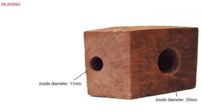 RU-MUXIANG специализированный деревянный блок бриара с акриловым наконечником для седла, поделки своими руками для изготовления труб, мужские компаньоны, распродажа из Китая aa0002