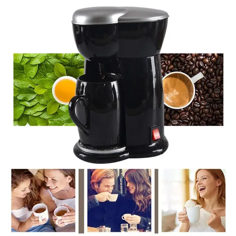 

300W Multi-use Home Mini Single Cup Drip Coffee Makers household Restaurant Electric Automatic Espresso Coffee Machine EU Plug