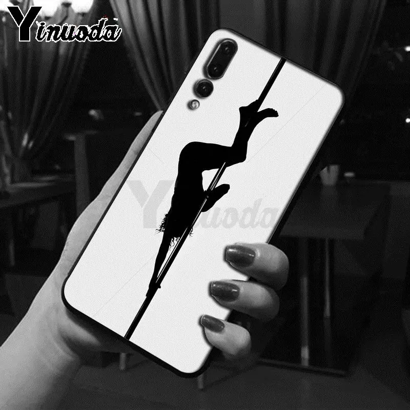 Pole dance dancing girl cartoon