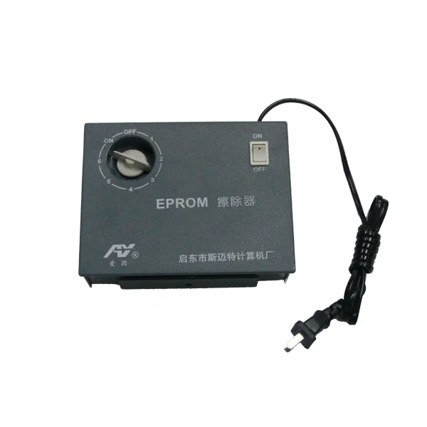 

EPROM Eraser is to erase the EPROM chips by Ultraviolet Radiation