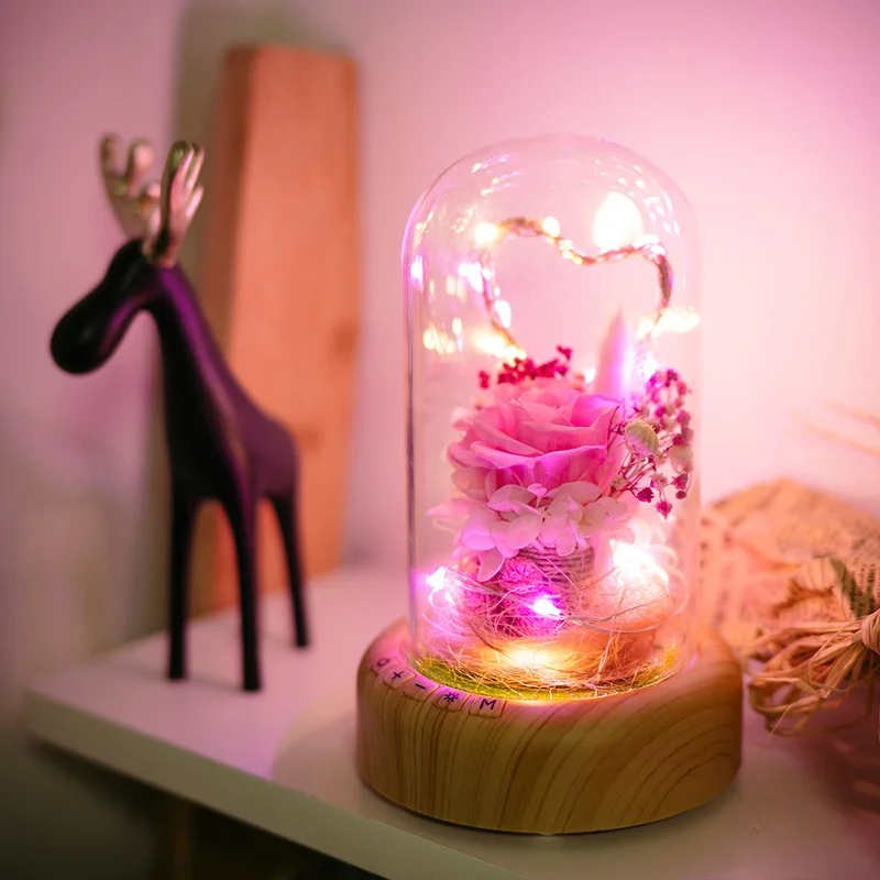 Светодио дный LED Bluetooth динамик ночник мечта стример желание стекло бутылки огни Рождество Свадебные украшения дома