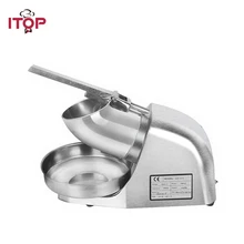 ITOP Electric Ice Crushers Commercial Shavers Machine Snow Cone Block Stainless Steel Food Processors