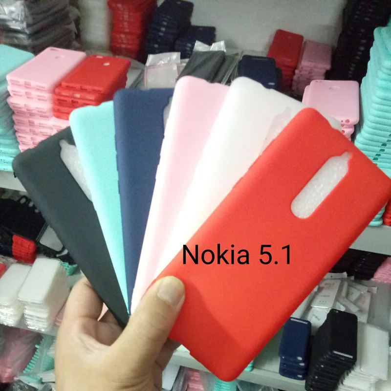 Матовый чехол Ricestate для Nokia 3 5 6 7 8, чехол Nokia 2,1 3,1 5,1 6,1 Plus, Матовая силиконовая задняя крышка для Nokia X5 X6, мягкий чехол