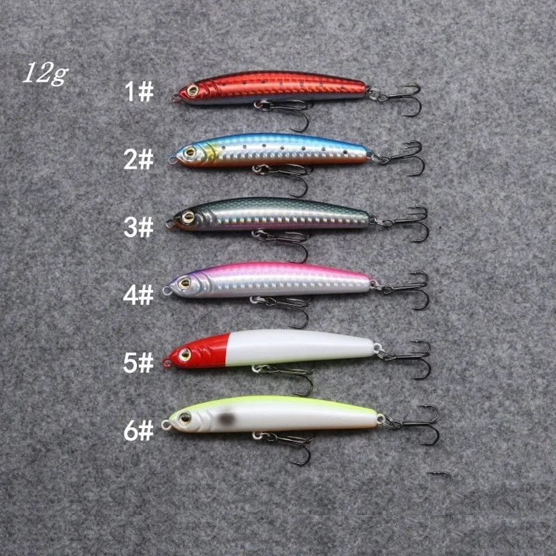 12g 80mm Hot Jerkbaits Fishing lures Silence Sinking Minnow High Quality Hard Baits Good Action Wobblers