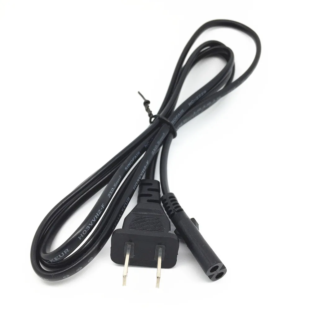 

US /EU Plug 2-Prong AC Power Cord Cable Lead FOR Panasonic Adapter/Charger VSK-0712/A 0713 VSK-0711 0694 0733 0732 VW-AD20 AD21