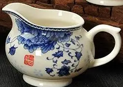 Ярмарка чашки синий и белый Чай горшок, костяного фарфора Gaiwan, ChaHai, фарфор фильтр кружка, Чай обслуживание - Цвет: Красный