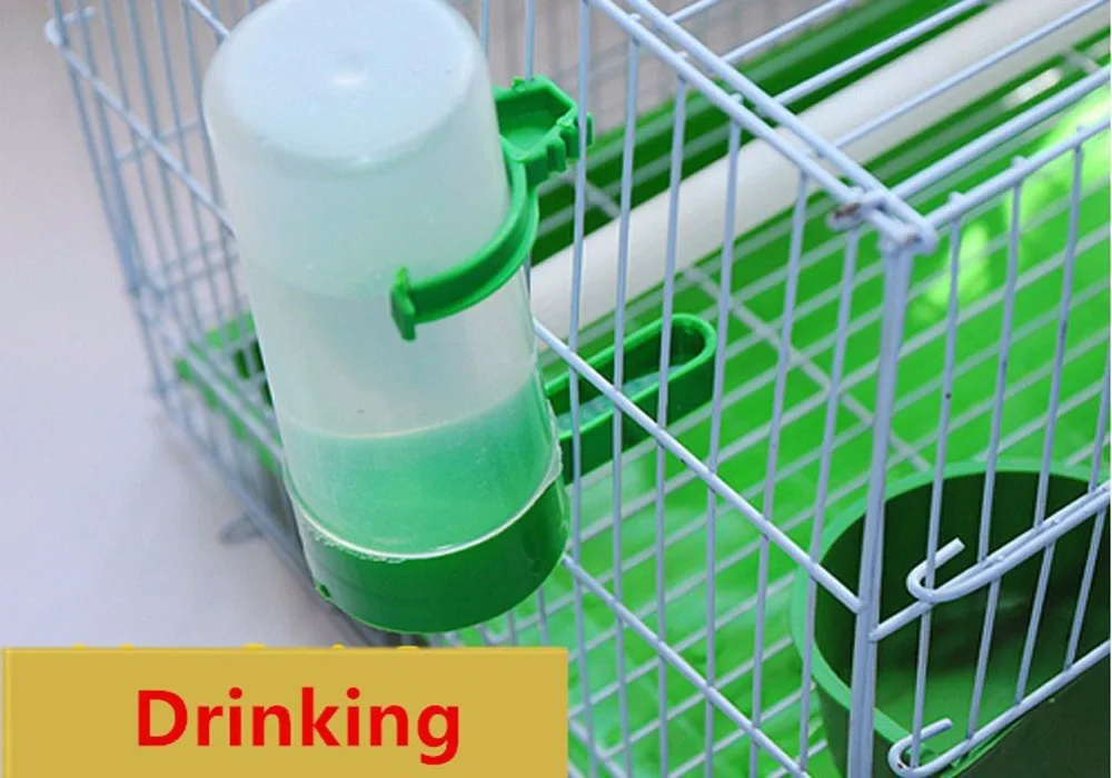 5 Sets Bird drinking fountain Feeding Cup Parrot under the feeder Bird water bowl Thrush kettle appliances