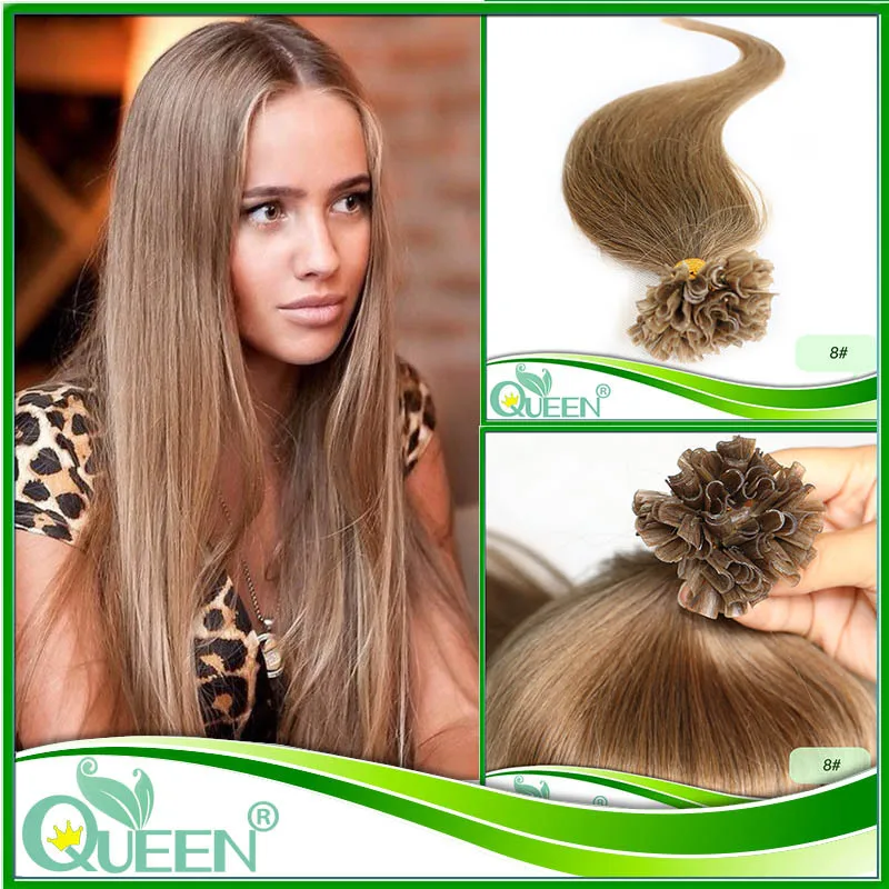 Fusion Hair Extensions Italian Keratin Fusion NAIL U TIP Ombre Two Tone