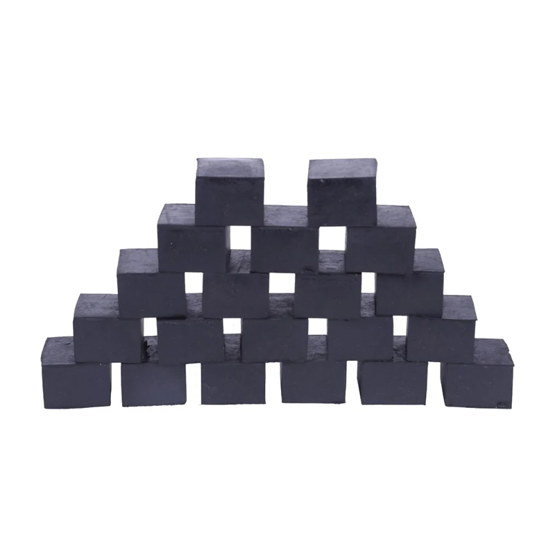 

Square Furniture Table Chair Leg Foot Cover Cap 30mmx30mm 20pcs Black
