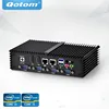 Free Shipping Qotom Mini PC Celeron Core i3 i5 Processor,Dual Lan, 6 USB 6 COM RS232 RS485 Fanless X86 KIOSK POS Computer ► Photo 1/6