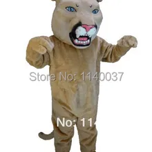 Маскоты коричневый леопард пантера Cat Cougar Маскоты костюм для взрослых Размеры персонажа из мультфильма костюм карнавал необычные костюм