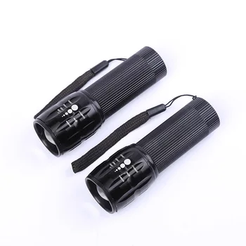 

Zoomable 2000Lumen 3 Modes XML LED Flashlight Torch Lamp Light AAA Powerful