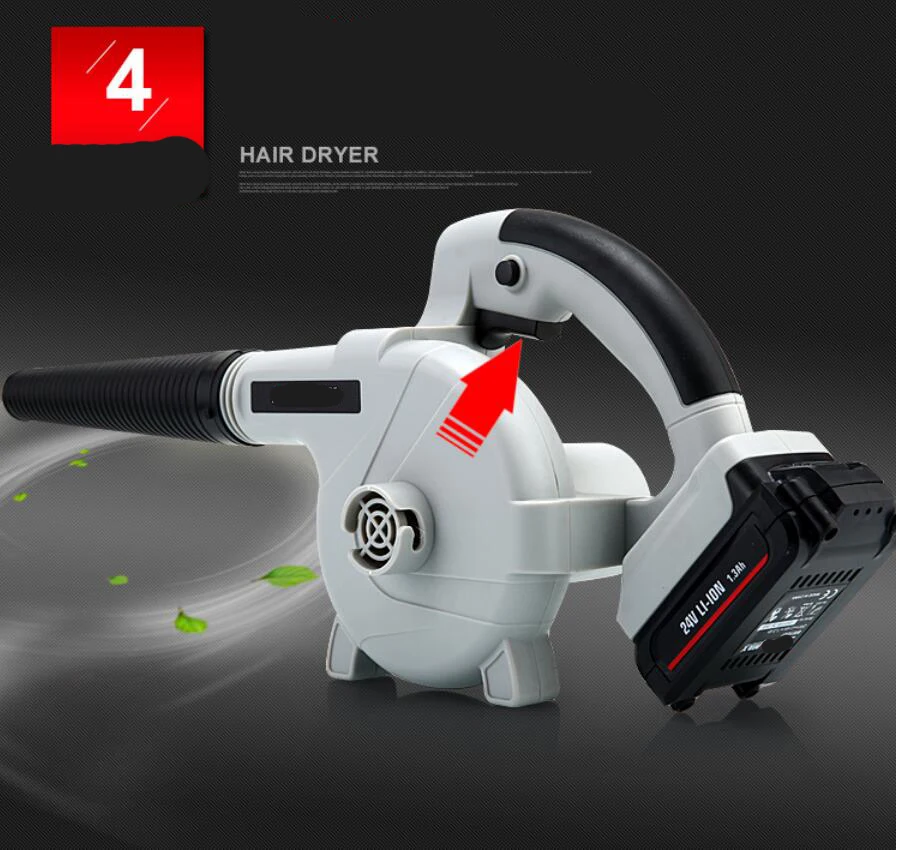 

24V lithium battery High Efficiency collector Air Blower Vacuum Cleaner Blowing/Dust collecting 2 in 1 LUBAN