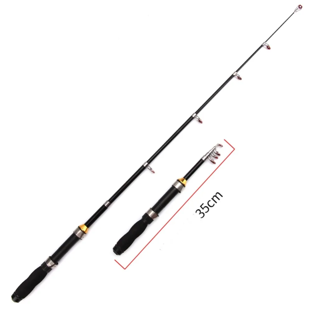 

Telescopic Fishing Reel Rod Super Short Retractable Folding Portable Poles for Saltwater