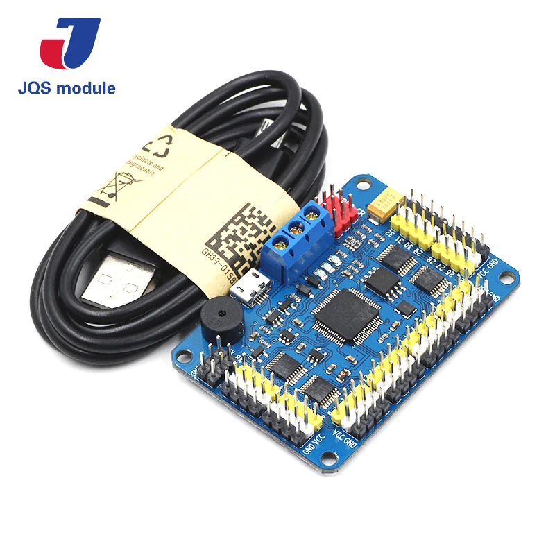 

New Version 32 Channel Robot Servo Control Board Servo Motor Controller PS2 Wireless Control USB/UART Connection Mode