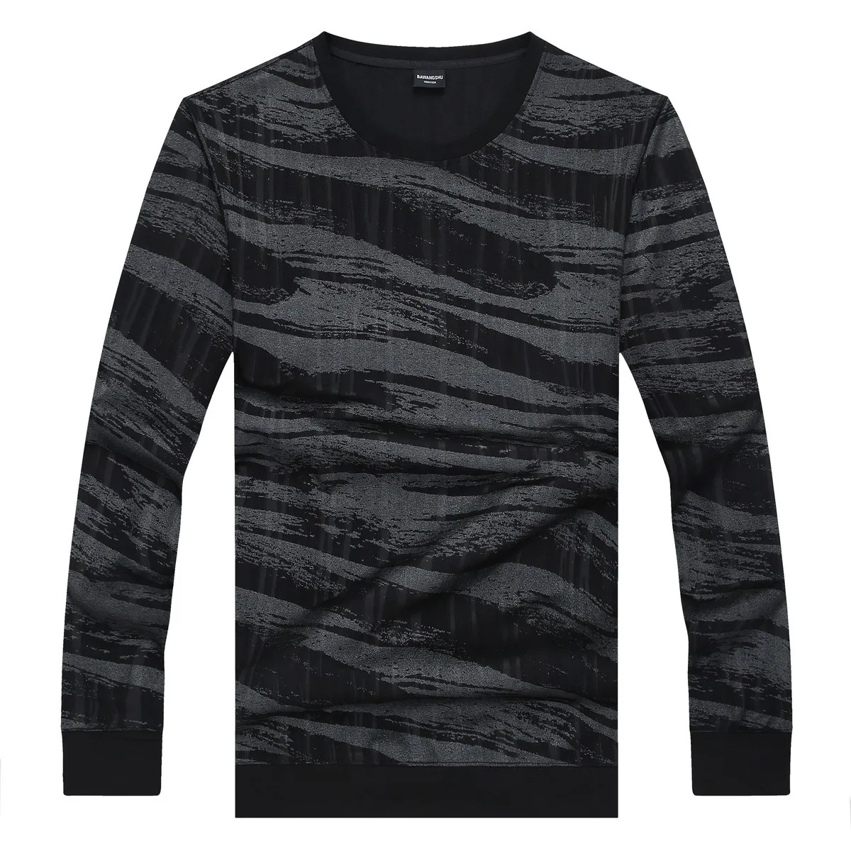 8XL 7XL fat plus size neck high quality casual T font b shirts b font long