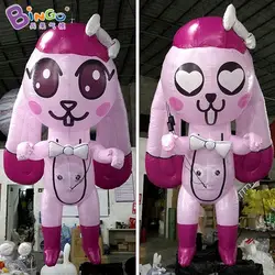 Персонализированные 10 футов высокий большой надувной розовый кролик/3 м высота висячий надувной кролик для украшения игрушки