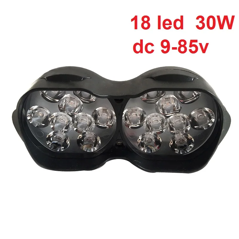 48v 60v 72v 84v Electric bike Scooter Motorcycle led Front Head light Powerful Ebike led driving Spotlight Wide Voltage 9-85v dc motorcycle led lights