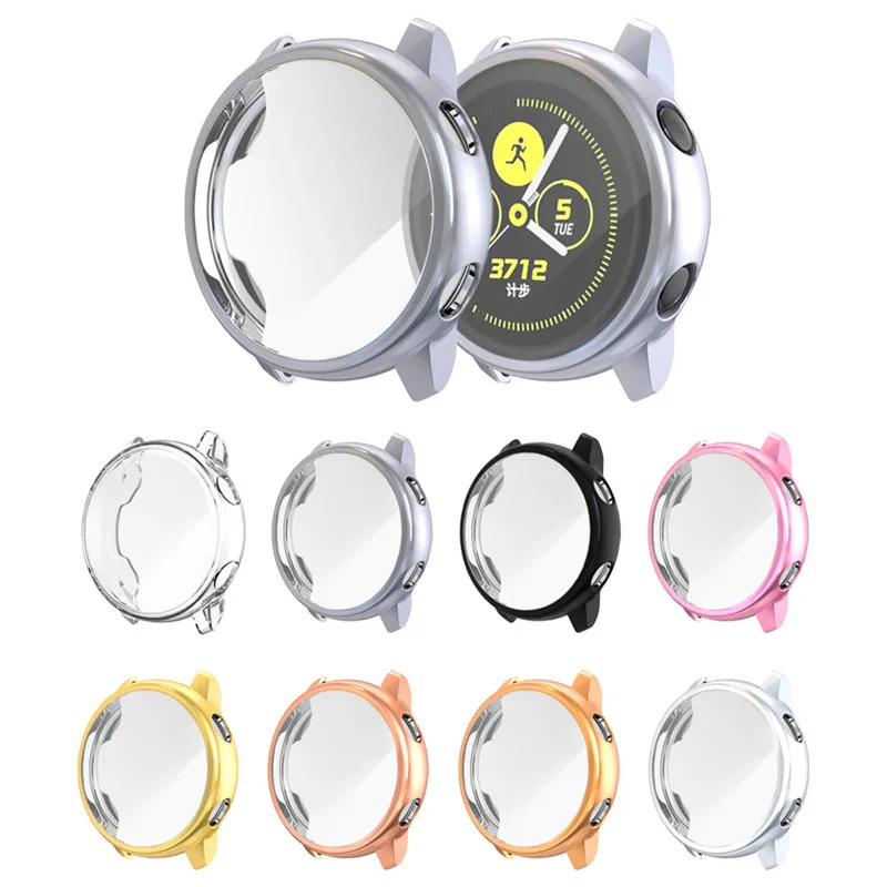 

Soft TPU Anti-Scratch Screen Cases Cover For Samsung galaxy watch Active Protection Sleeve case For samsung Gear watch 40mm Case