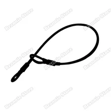 1000 шт/партия черные защитные eas-метки шнурки eas стальная проволока для одежды и обуви Защита двойной петли dhl