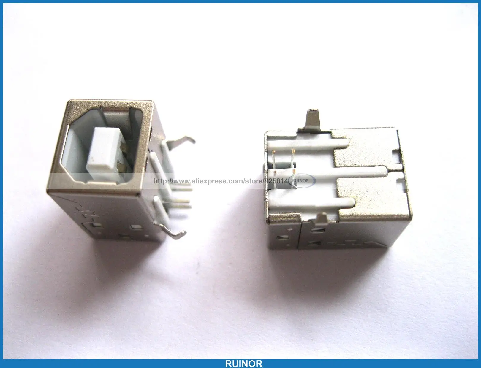 

20 Pcs USB 2.0 Connector Female Type B Replacement Solder Port 4 Printer Use