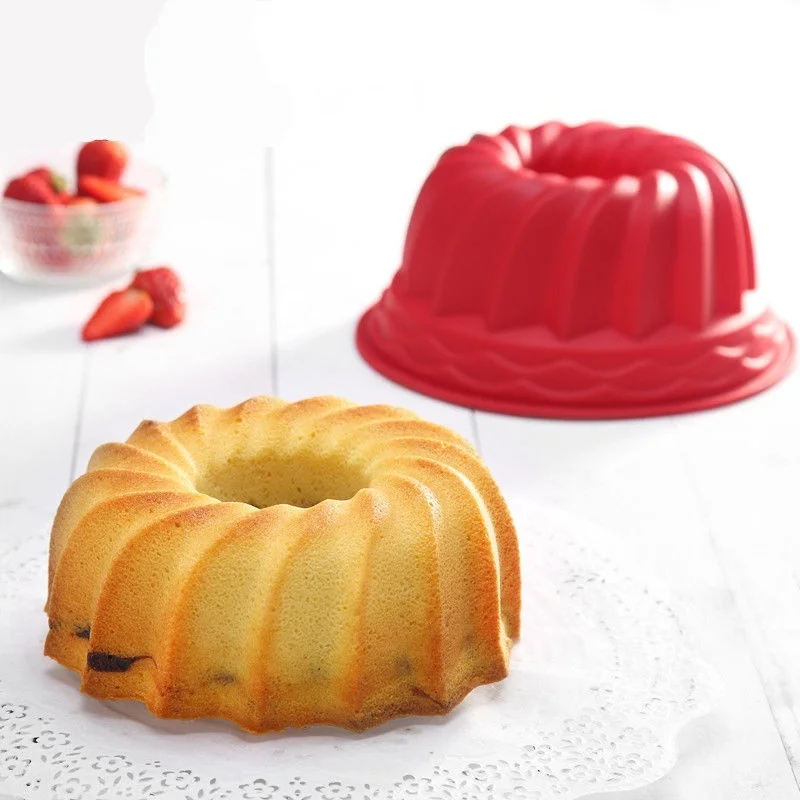 

Silicone Pan Ring Shaped Mold Fondant Cake Decorating Tools Pastry Bread Tray Bakeware Kitchenware Moule Silicone Drop shipping