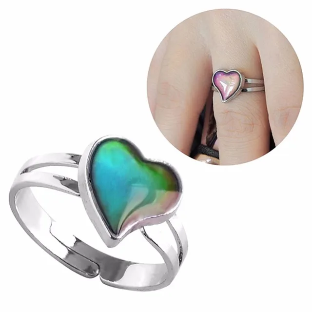 BAND Mood Ring Temperature Emotion Feeling Rings Mood Color Changing Adjustable BAND Mood Ring Temperature Emotion Feeling Rings Mood Color Changing Adjustable