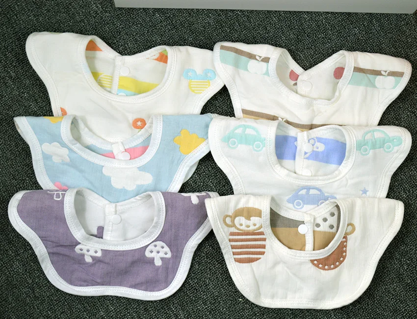 Clothes одежда аксессуары детские нагрудники из хлопка в детские нагрудники для мальчиков и девочек 1 шт-Случайные цвета