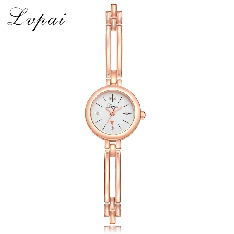 

Lvpai Brand 2017 New Arrive Women Fashion Luxury Watch Rose Gold Ladies Wristwatch Small And Exquisite Dress Quartz Watch LP184