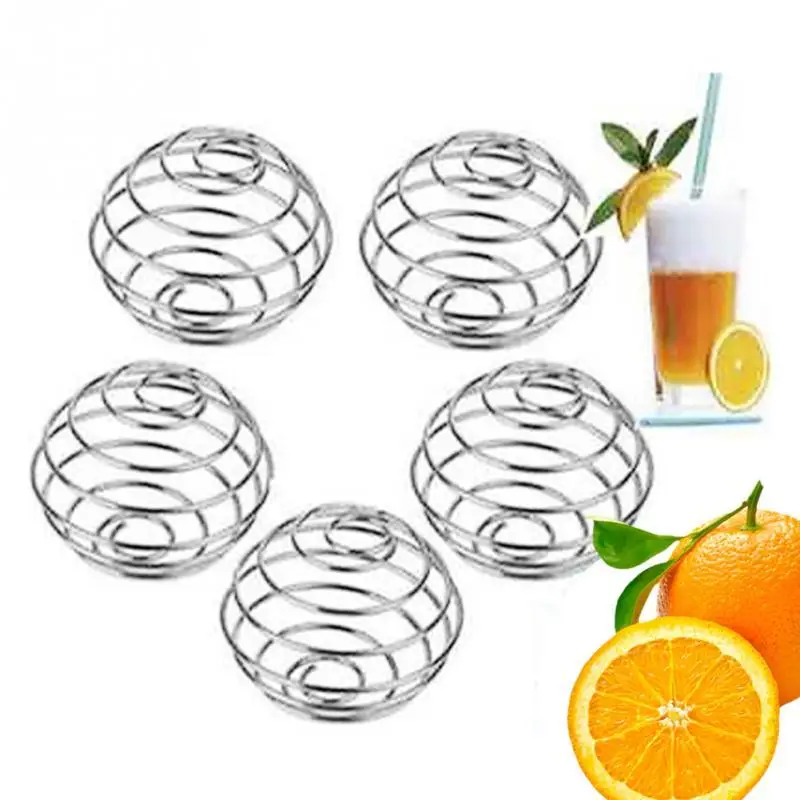  10 PCS Stainless Steel Mixing Blender Ball Juicer Balls Milk Drinks Mixer Shaker Bar Home USE 