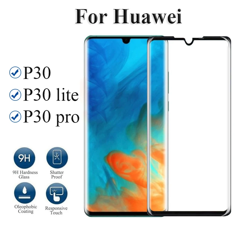 3D Защитное стекло для huawei p30 pro lite закаленное стекло p30pro p30lite Huavei Huawey p 30 30pro 30lite защитная пленка на светильник 9H