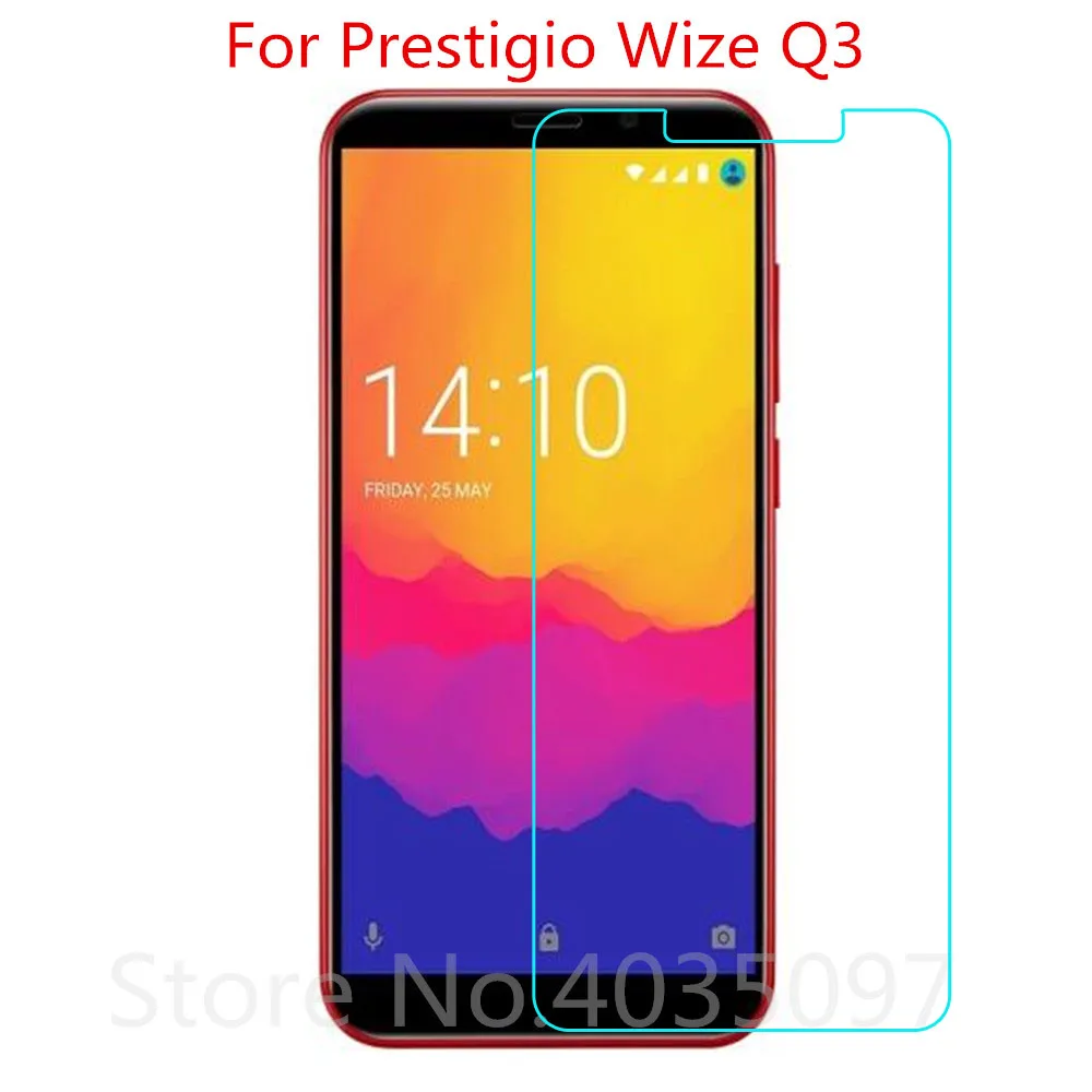 2.5D 9H стекло для Prestigio Wize Q3 защита экрана закаленное защитная пленка против
