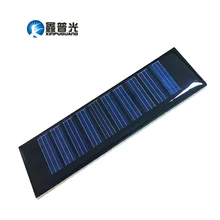 Xinpuguang 5pcs 0.2W 5V Mini Solar Panel Epoxy Resin DIY Module Monocrystalline Silicon Toy Car Kit Battery Charge LED Light