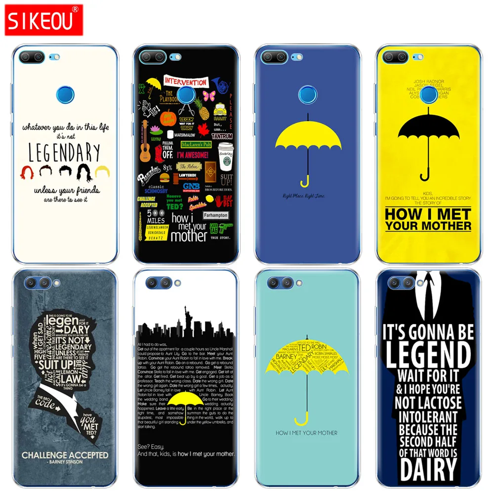 

Silicone Cover phone Case for Huawei Honor 10 V10 3c 4C 5c 5x 4A 6A 6C pro 6X 7X 6 7 8 9 LITE how i met your mother himym quotes