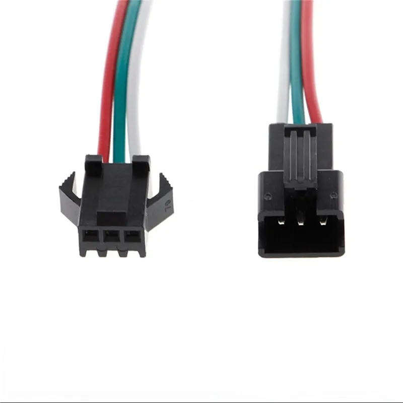 Разъем светодиодной ленты 2Pin/3Pin/4pin/5Pin SM JST проводной кабель штекер и гнездо для
