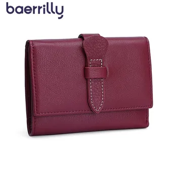 

Fashion Genuine Leather Woman Wallet Carteira Feminina Money Pocket Short Clutch Bag Female Coin Purse Card Holder Small Purses
