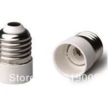 100 шт./лот, 200 шт./лот E27 для E14 адаптера переменного тока e27 к e14 лампа держатель адаптер