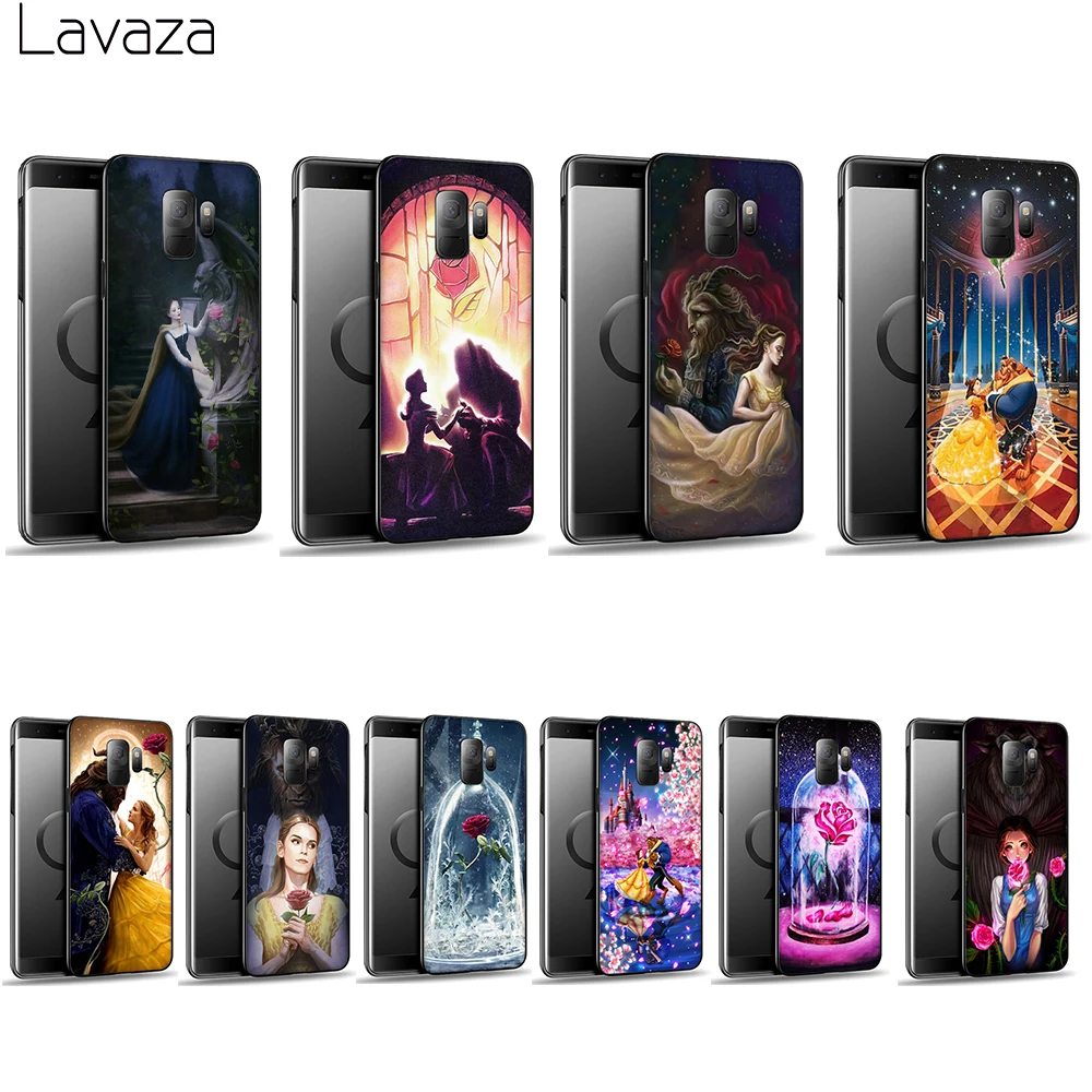 

Lavaza Beauty Beast Rose Princess Soft Case for Galaxy A3 A5 2016 2017 A6 plus A7 A8 A9 J6 2018 A10 30 40 50 70