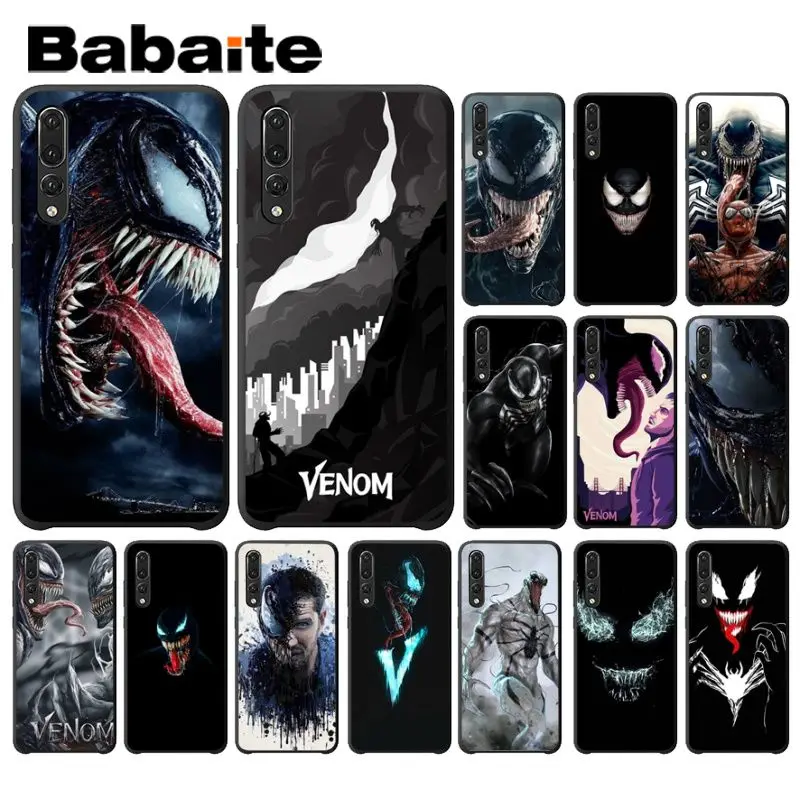 

Babaite Marvel Venom Newest Super Hero Coque Shell Phone Case for Huawei Mate10 Lite P20 Pro P10 Plus Honor 9 10 Mobile Cover