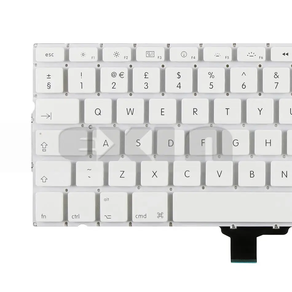 Клавиатура A1342 белая с английской раскладкой для MacBook 13 дюймов|Клавиатуры замены|