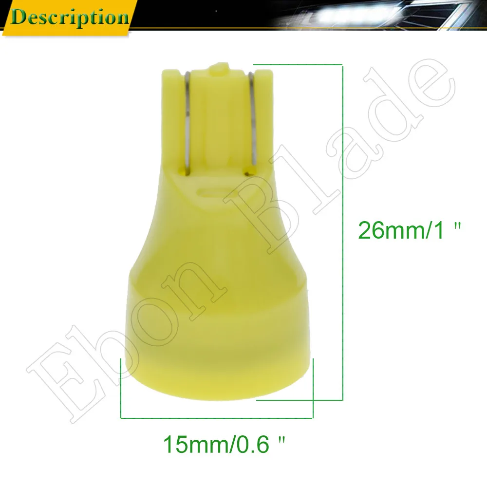 Светодиодный клиновидный светильник T15 W16W 2 шт. 4014 9SMD 921 912 Автомобильный