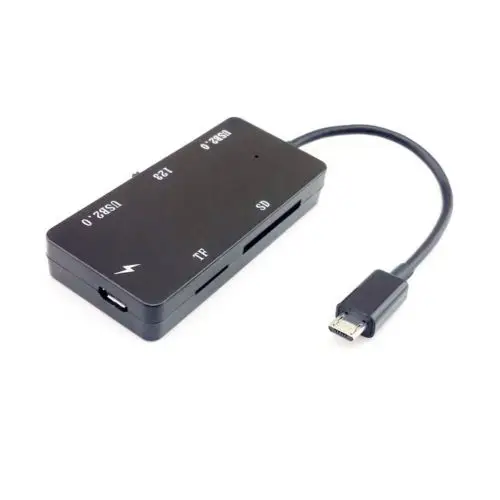 

CYDZ Micro USB OTG Hub & TF/SD Card Reader With Charge Port for Tablet & Cell Phone