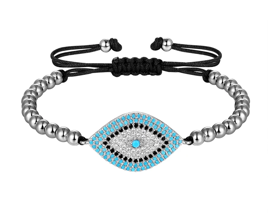 XQNI различные цвета строчка веревки цепи для женщин День рождения роскошный браслет красивые дамы эксклюзивный подарок на год - Окраска металла: Silver